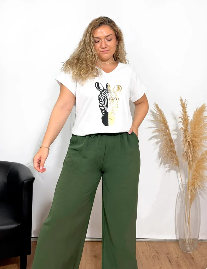 Camiseta Cebra Blanca - Imagen 2