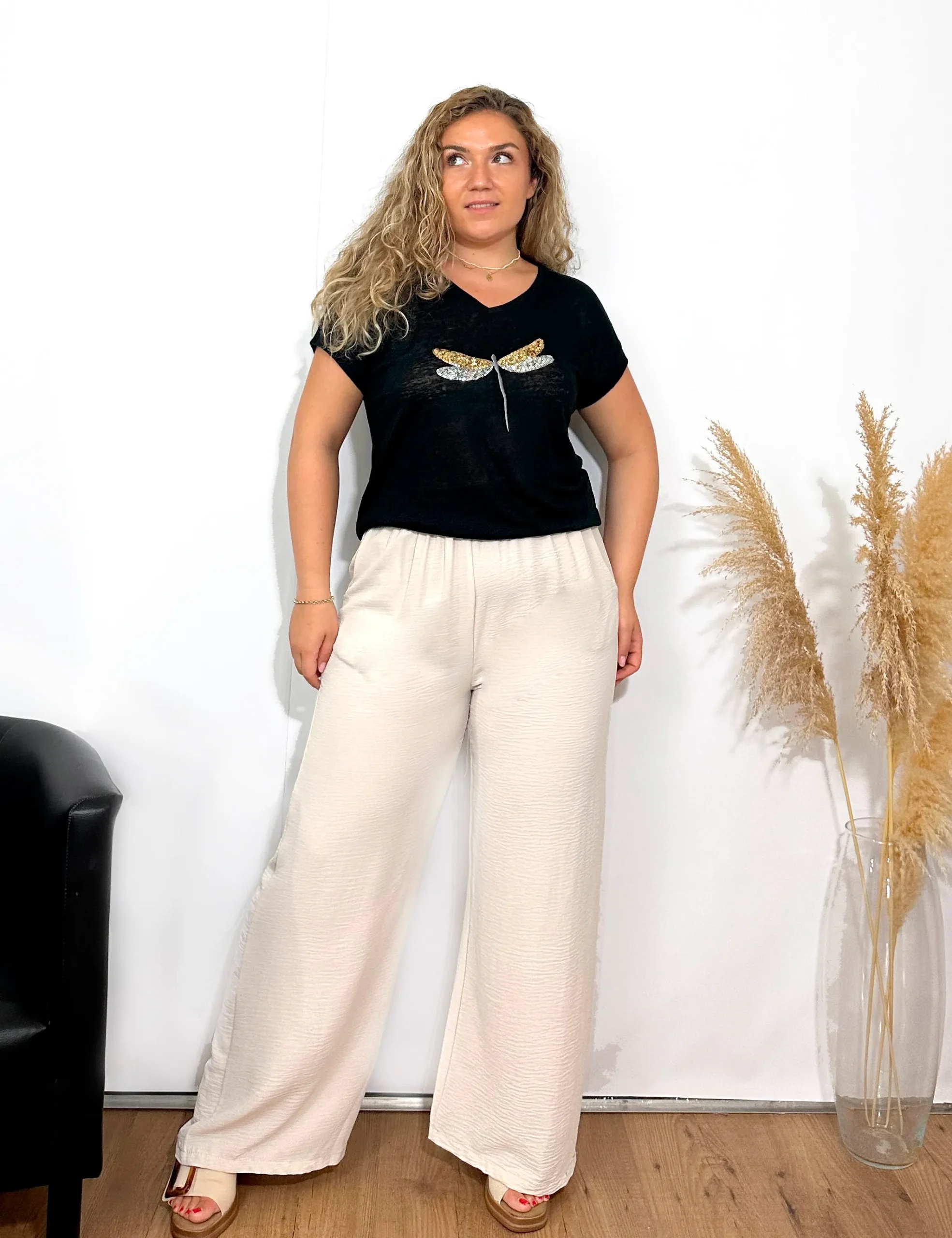 Camiseta Libelula Negra