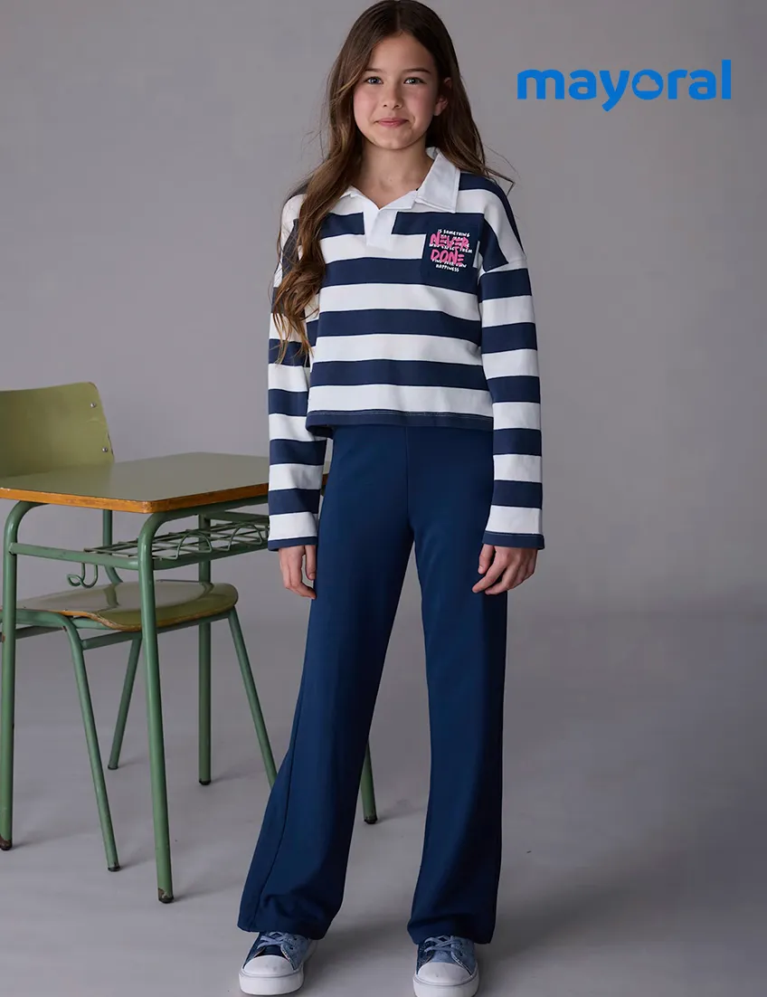 Pantalón Tricot Marino