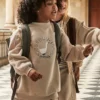 Vestido Sudadera Beige