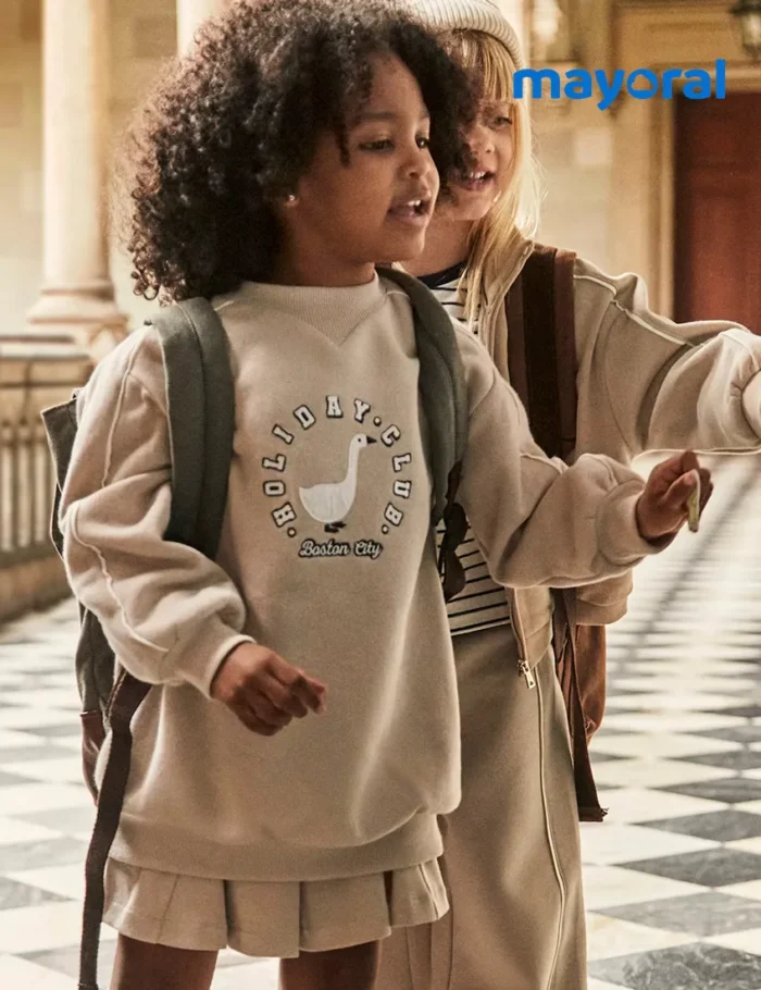 Vestido Sudadera Beige