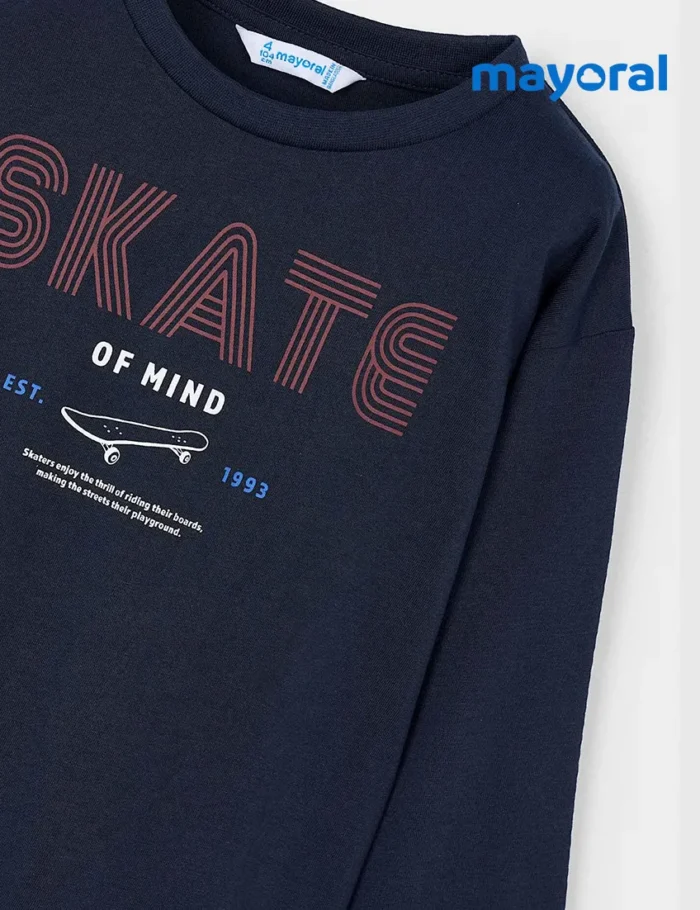 Camiseta Skate Marino