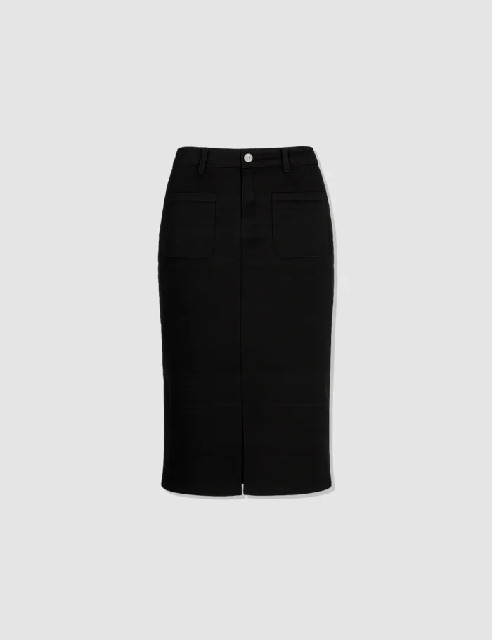 Falda Midi Negra