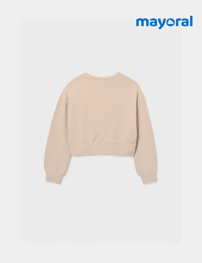Sudadera Crop Flor - Imagen 6