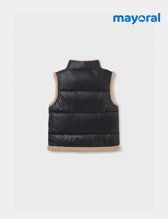 Chaleco Negro Borrego - Imagen 4