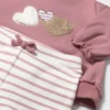 Conjunto Corazones Rosa