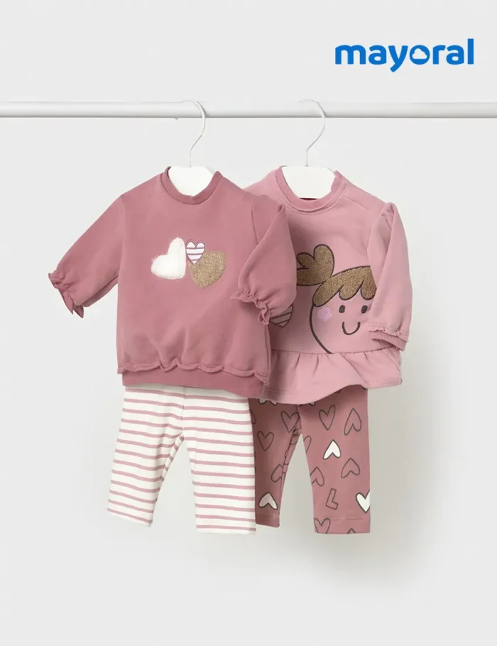 Conjunto Corazones Rosa - Imagen 3