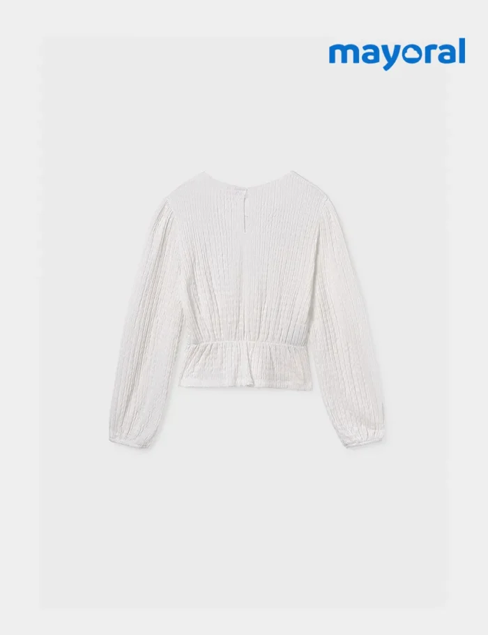 Blusa Lazos Blanca - Imagen 4
