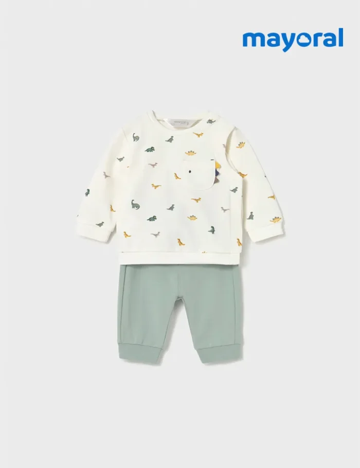 Conjunto Dino Verde Agua