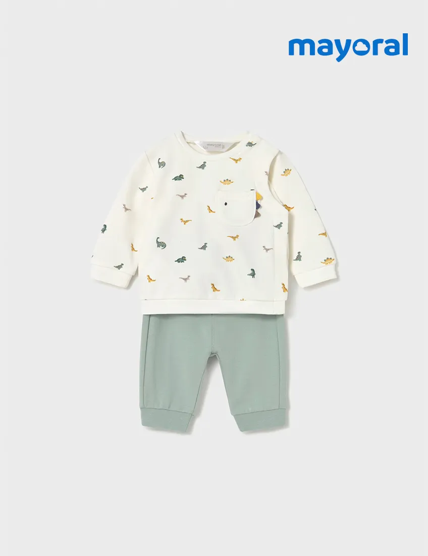 Conjunto Dino Verde Agua