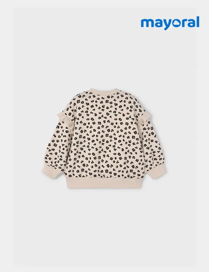 Sudadera Animal Print Volante - Imagen 3