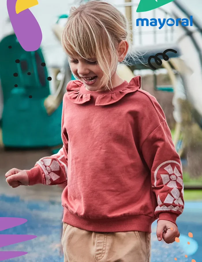 Sudadera Cuello Volante