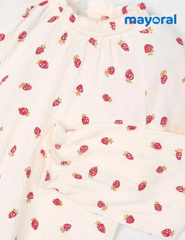 Camiseta Bambula Fresas - Imagen 4