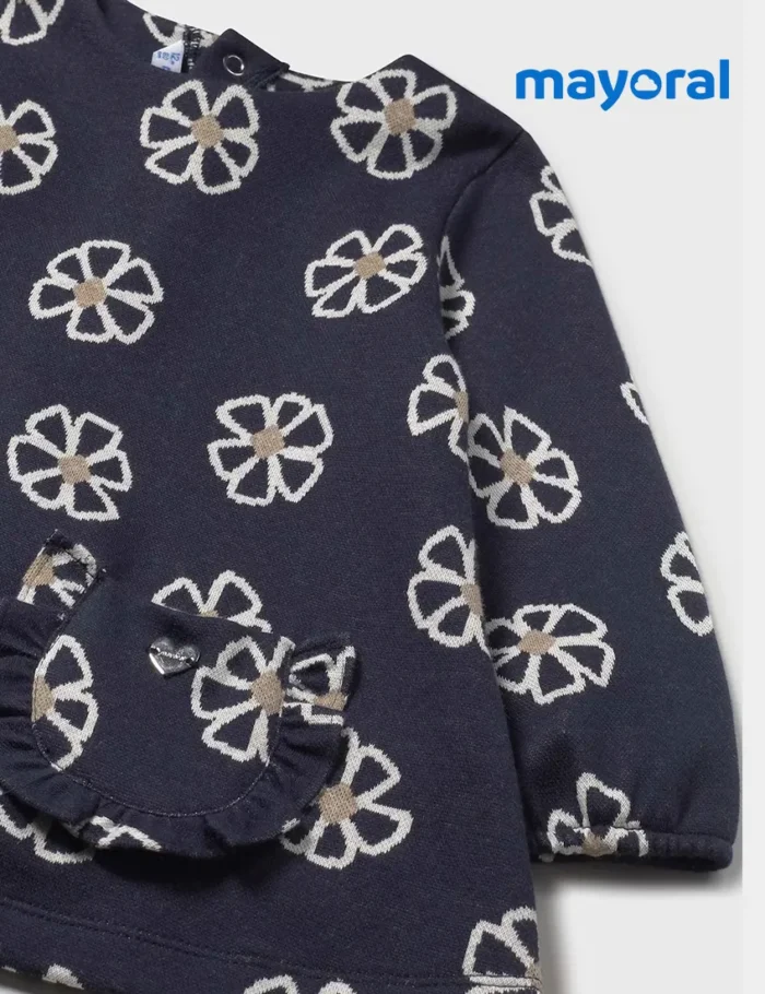 Vestido Punto Flores - Imagen 2