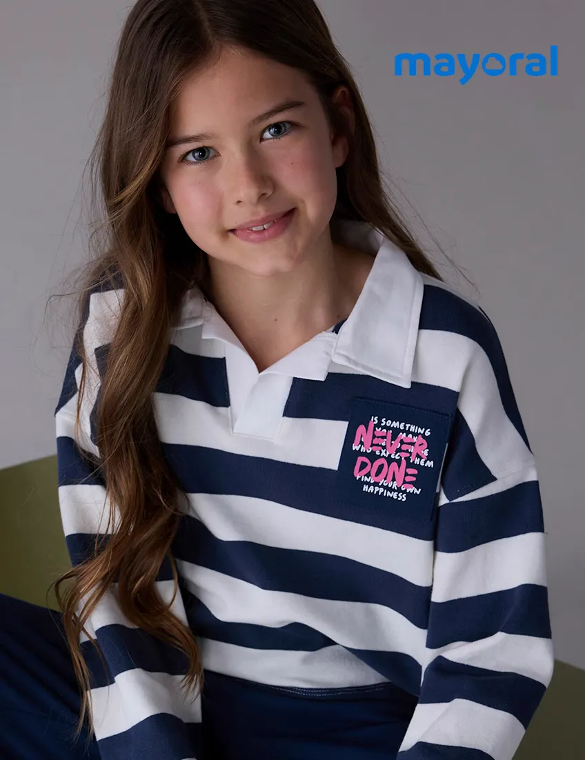 Polo Rayas Marino
