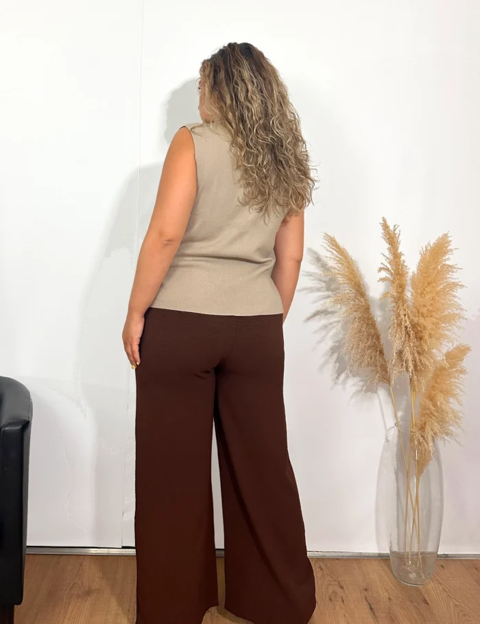 Chaleco Botones Beige - Imagen 3
