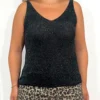 Top Lurex Negro