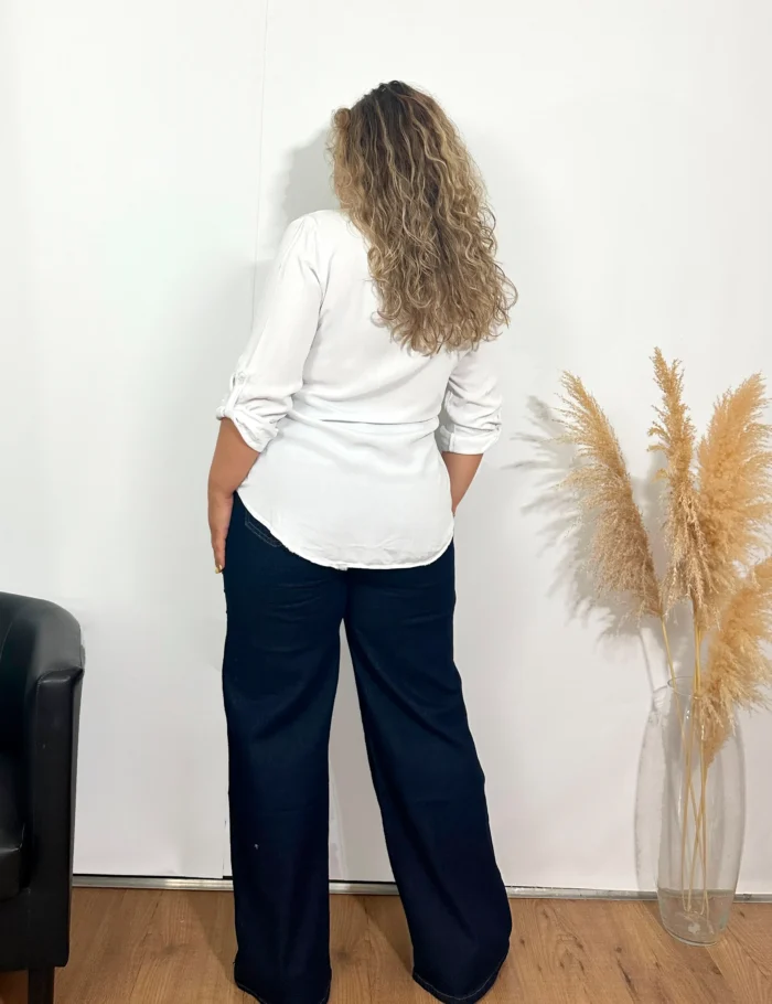 Camisa Basic Blanca - Imagen 3