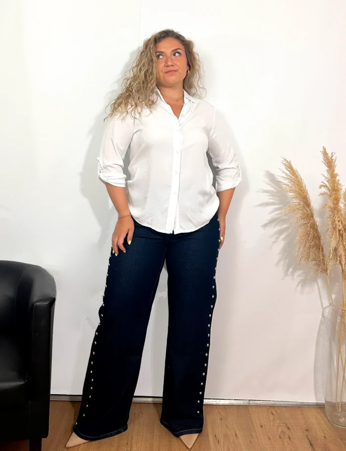 Camisa Basic Blanca - Imagen 5