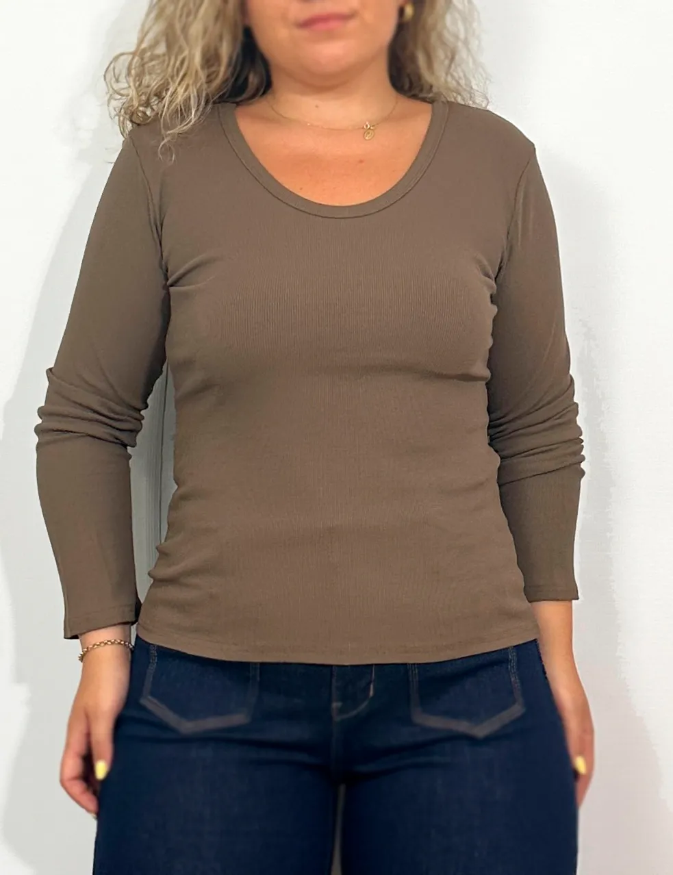 Camiseta Rib Topo
