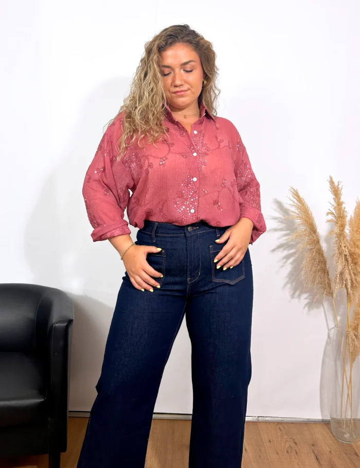 Blusa Brillo Rosa