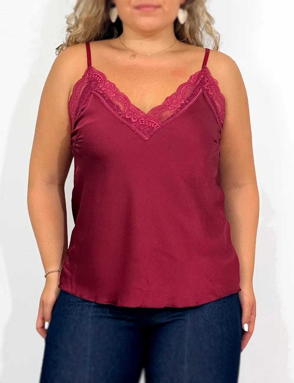 Top Lencero Raso Vino