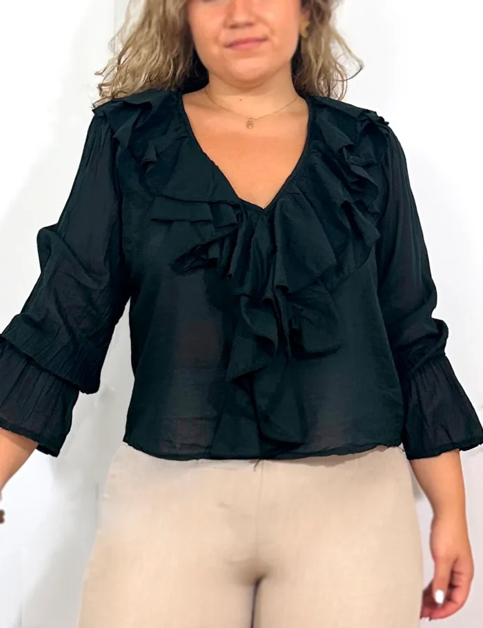 Blusa Volantes Marengo - Imagen 2