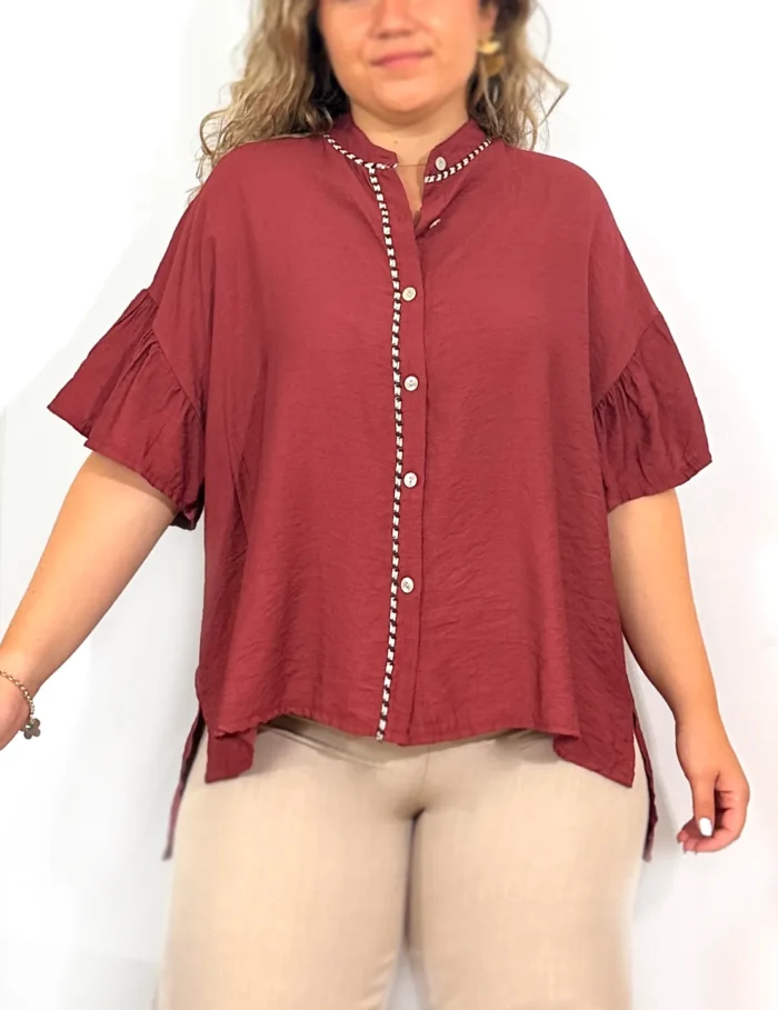 Blusa Burdeos - Imagen 2
