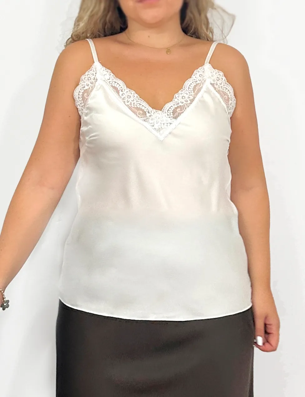 Top Lencero Raso Blanco