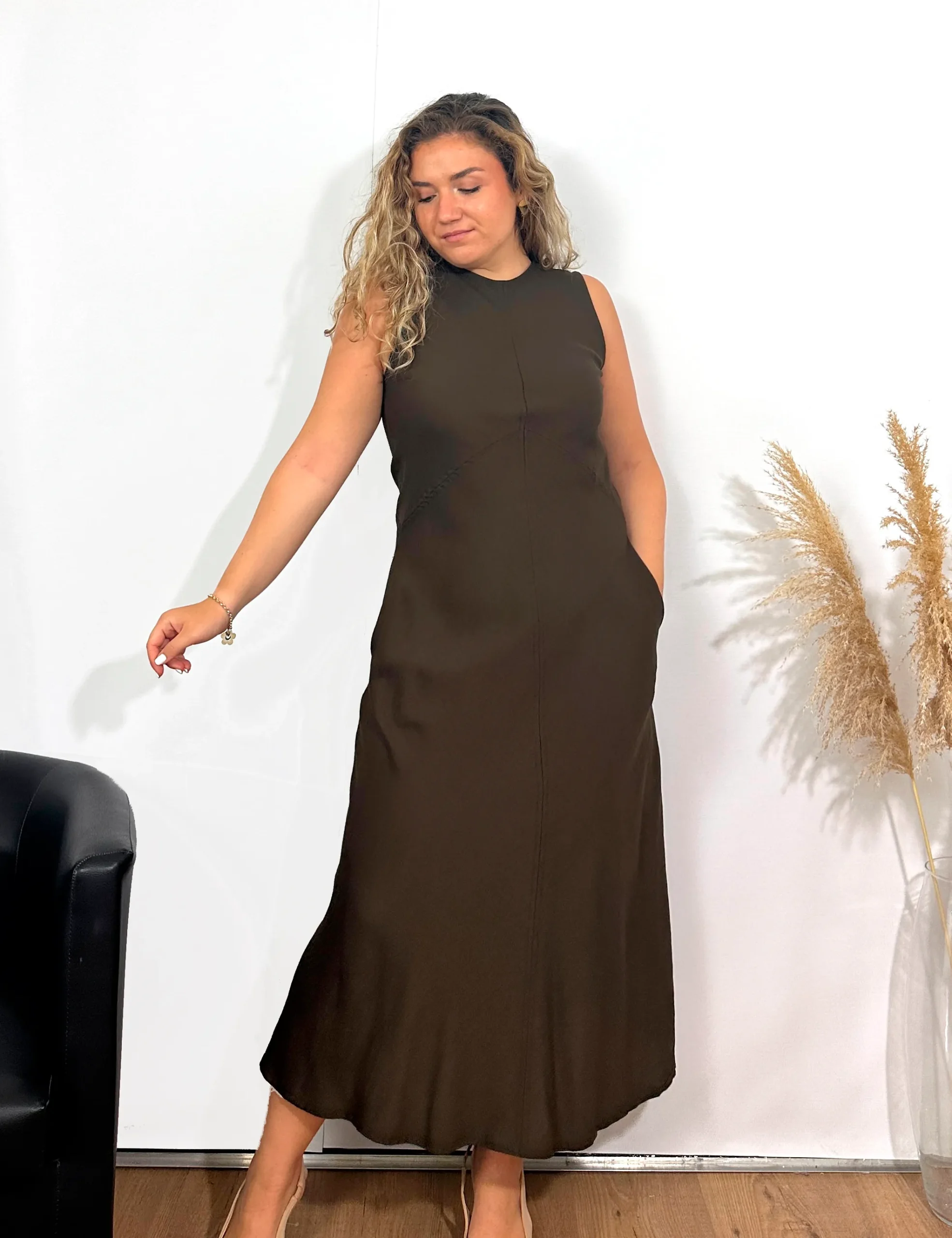 Vestido Maxi Chocolate