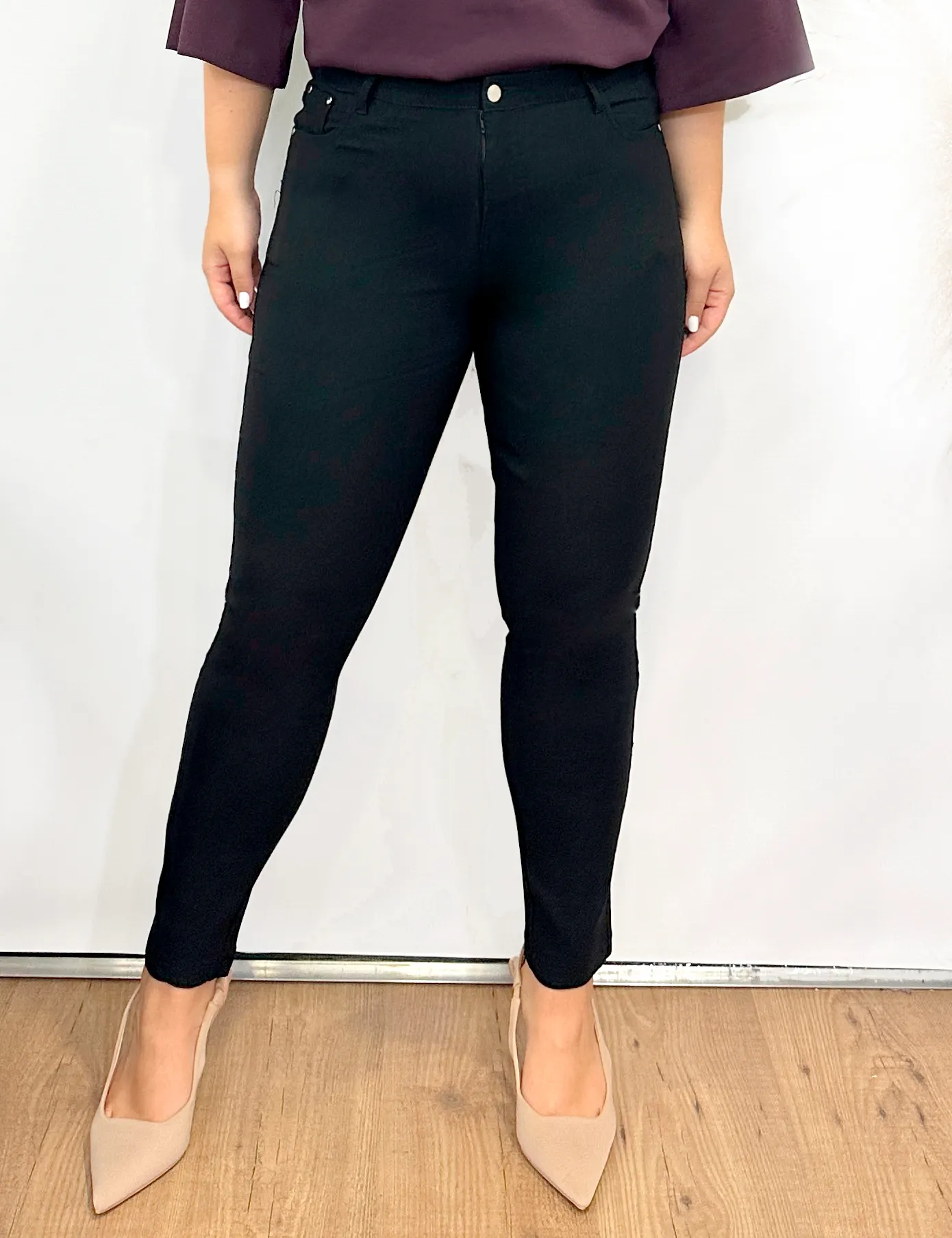 Pantalón Skinny Negro
