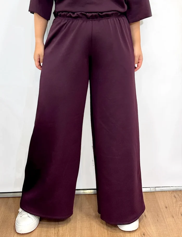 Pantalón Tacto Suave Berenjena