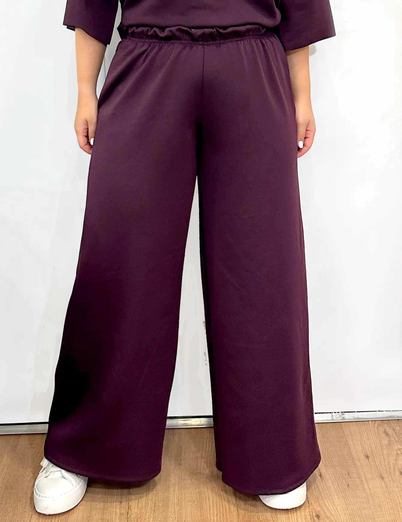 Pantalón Tacto Suave Berenjena