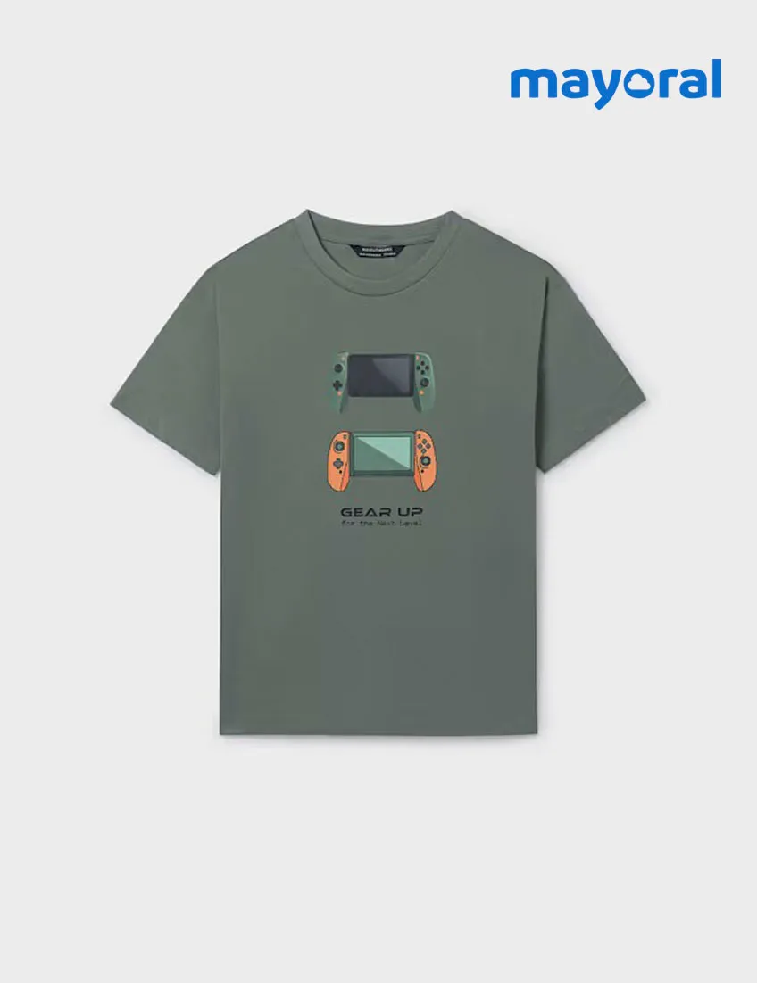 Camiseta Videoconsola Verde