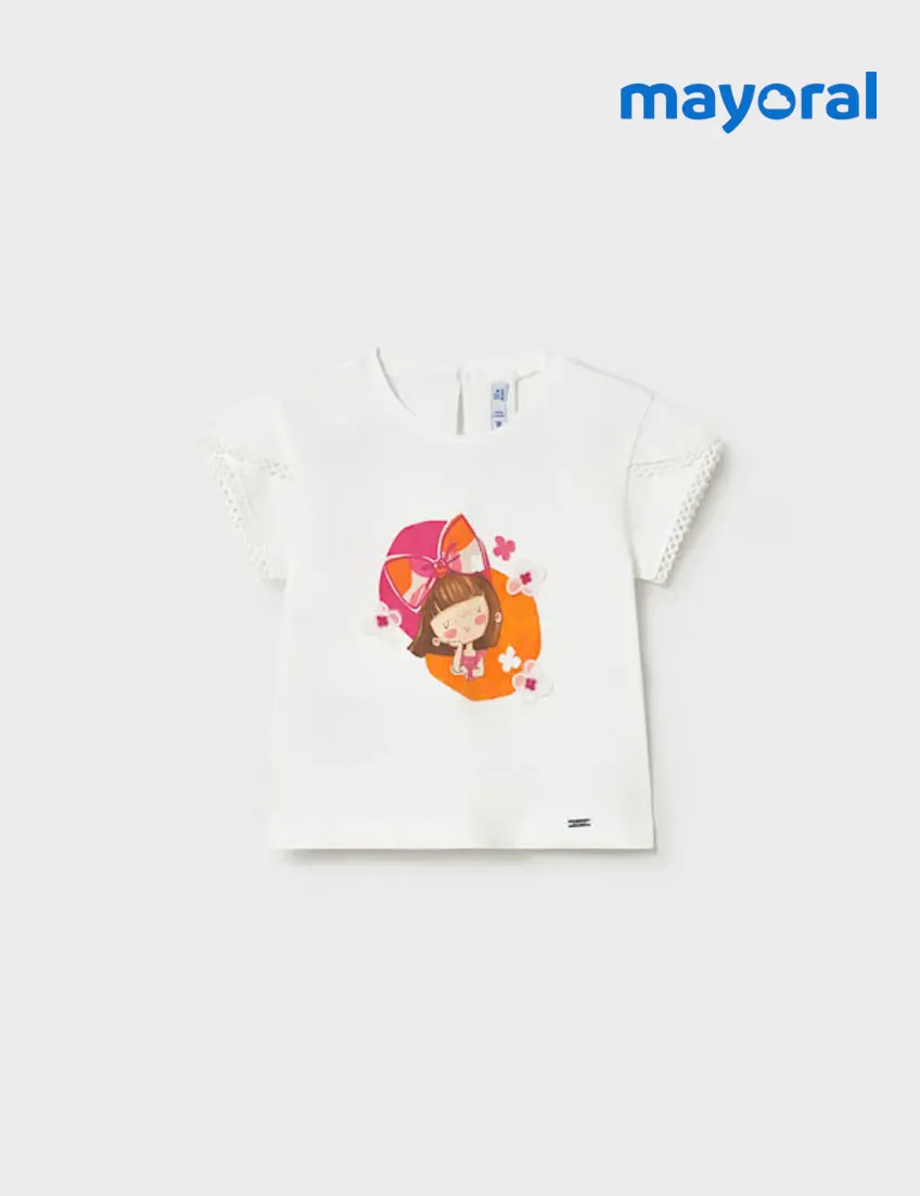 Camiseta Niña Flores