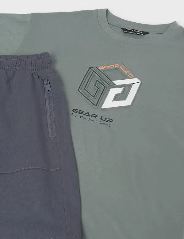 Alternative view of Conjunto Embossed Verde