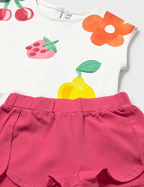 Alternative view of Conjunto Frutas Short