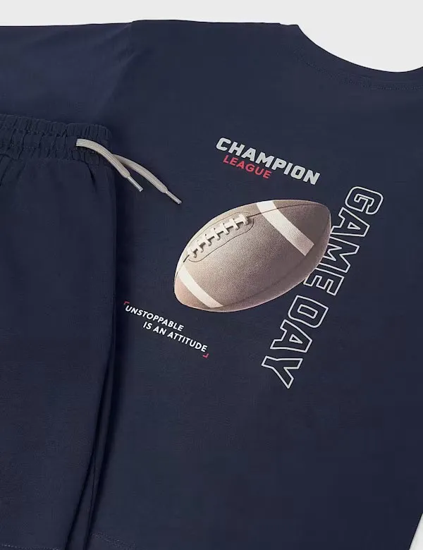 Alternative view of Conjunto Print Back Marino