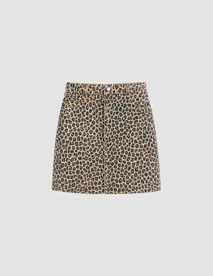 Mini Falda Leopardo