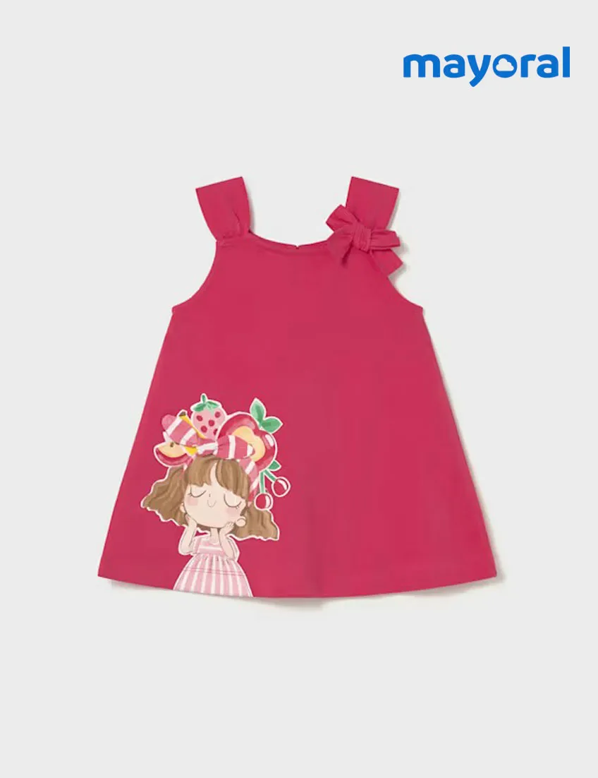 Vestido Lazo Frambuesa