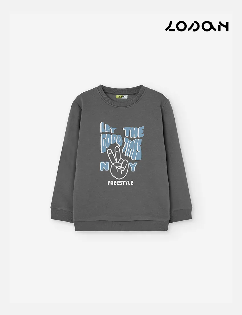 Sudadera Gris Oscura