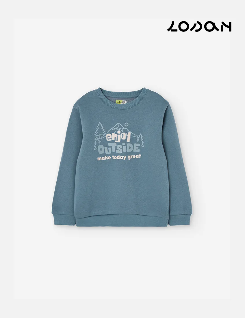 Sudadera Enjoy Azul Clara