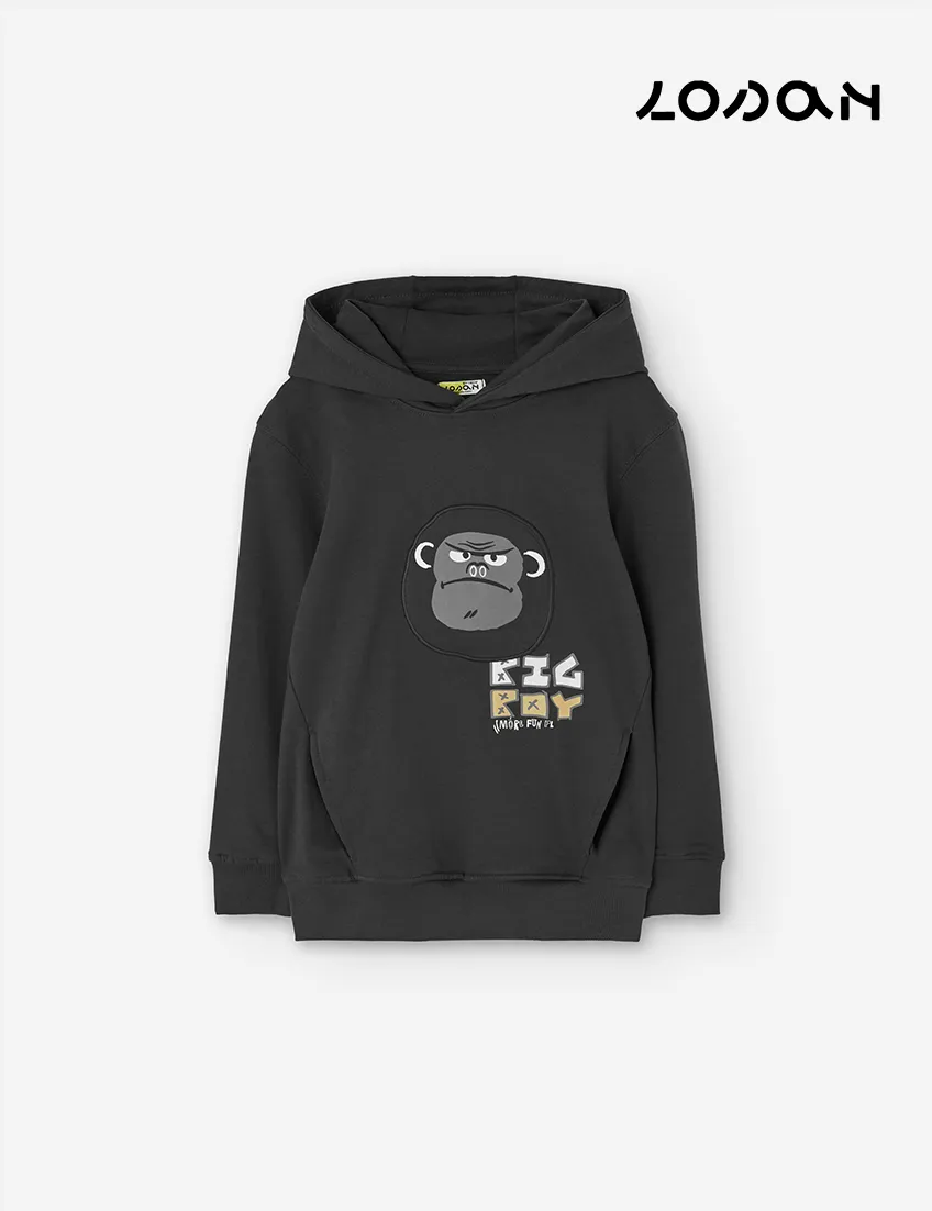 Sudadera Big Boy Gris Oscuro