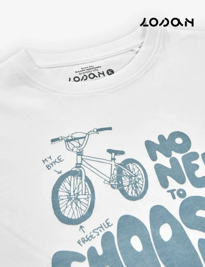 Camiseta No Need Blanca - Imagen 2