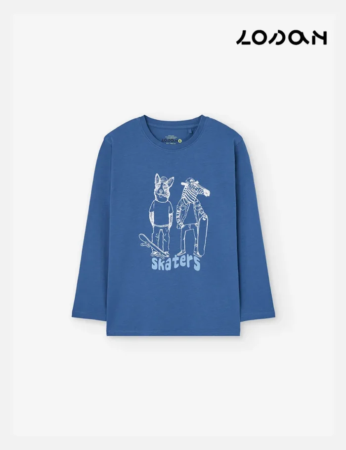 Camiseta Skaters Azul