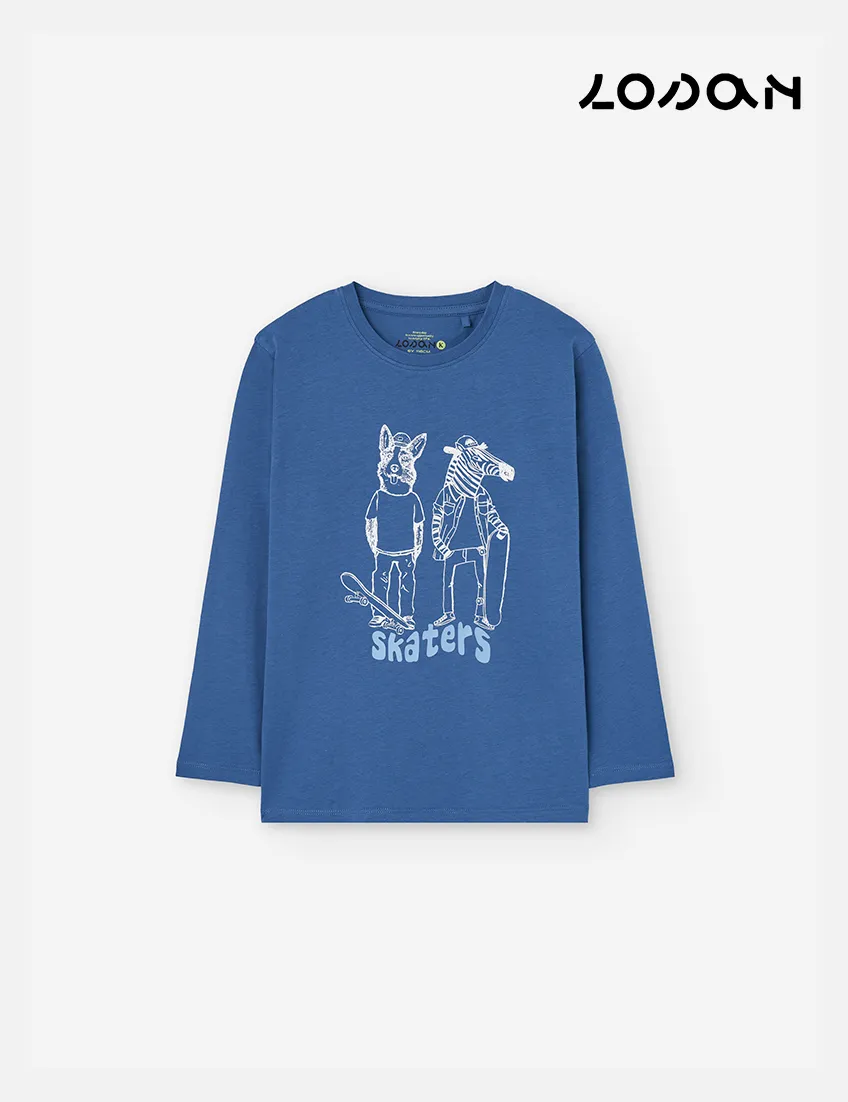 Camiseta Skaters Azul