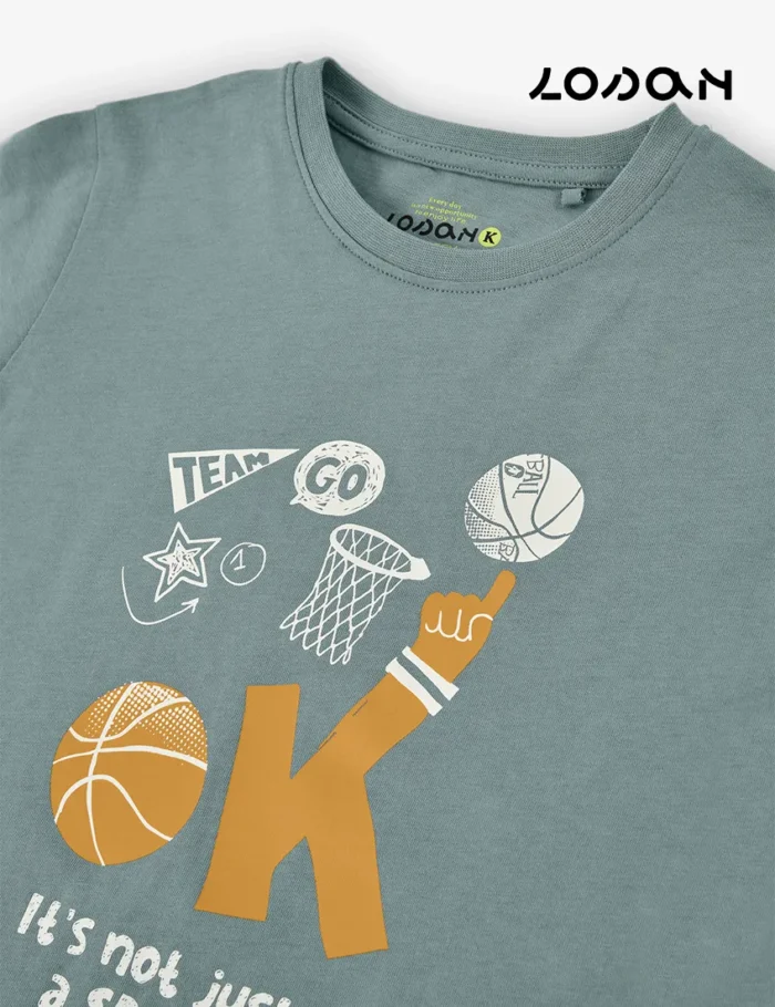 Camiseta Basket Gris - Imagen 2