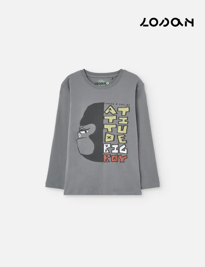 Camiseta Gorila Gris
