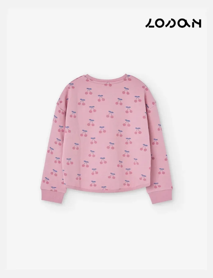 Sudadera Cerezas Rosa - Imagen 2