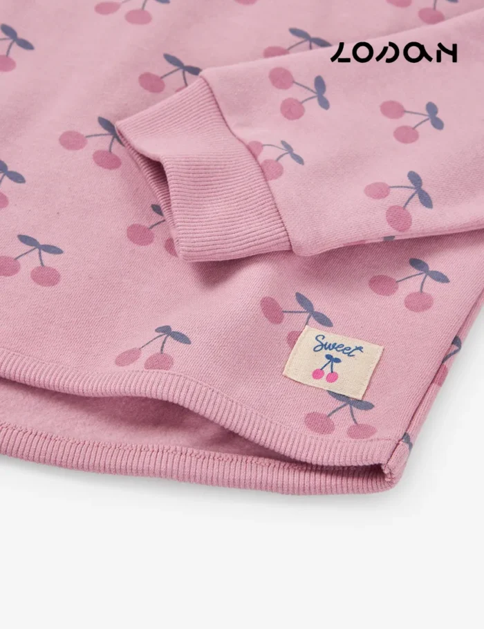 Sudadera Cerezas Rosa - Imagen 3